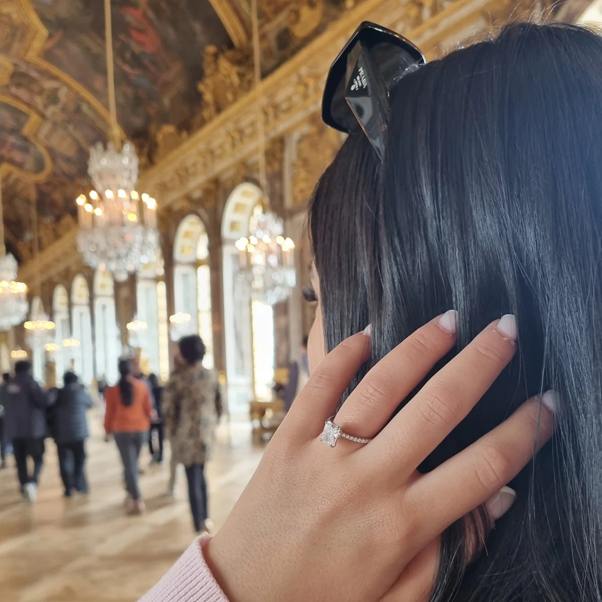 Amalfi Radiant Cut Ring - Silver - Image 8