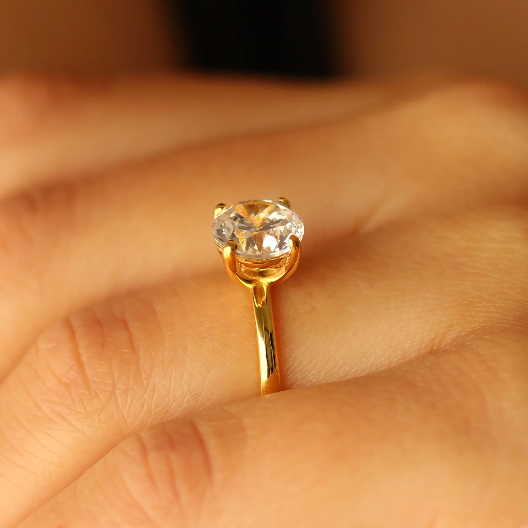 Madeira 2 Ct Gold Vermeil Ring - Image 4