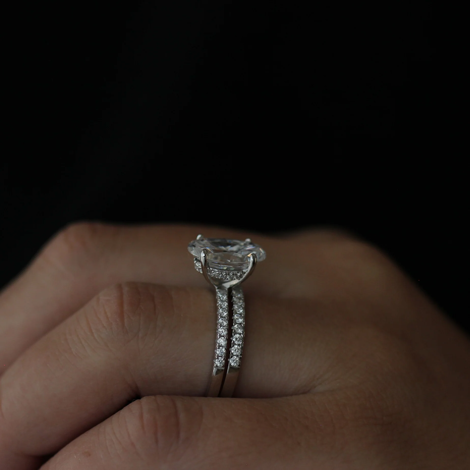 Málaga Oval Ring - Silver - Image 7