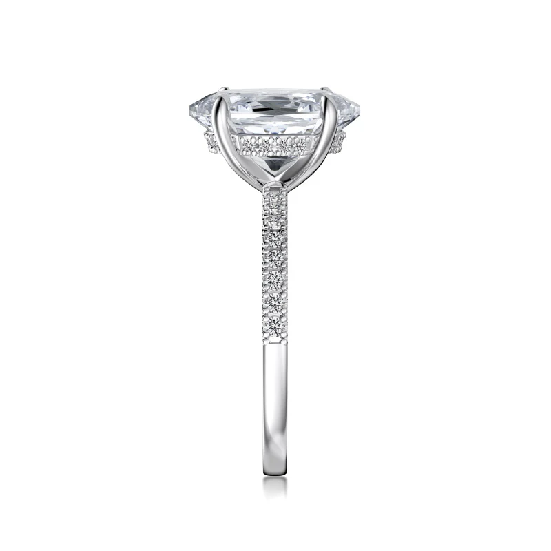 Málaga Oval Ring - Silver - Image 9