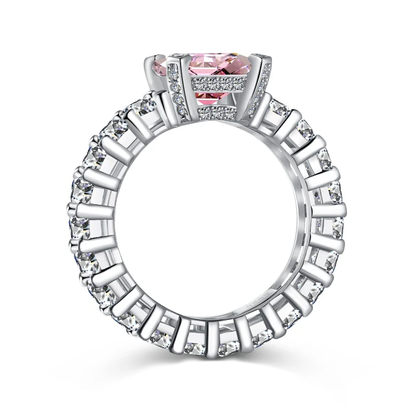 Marseille Emerald Ring - Pink - Image 5