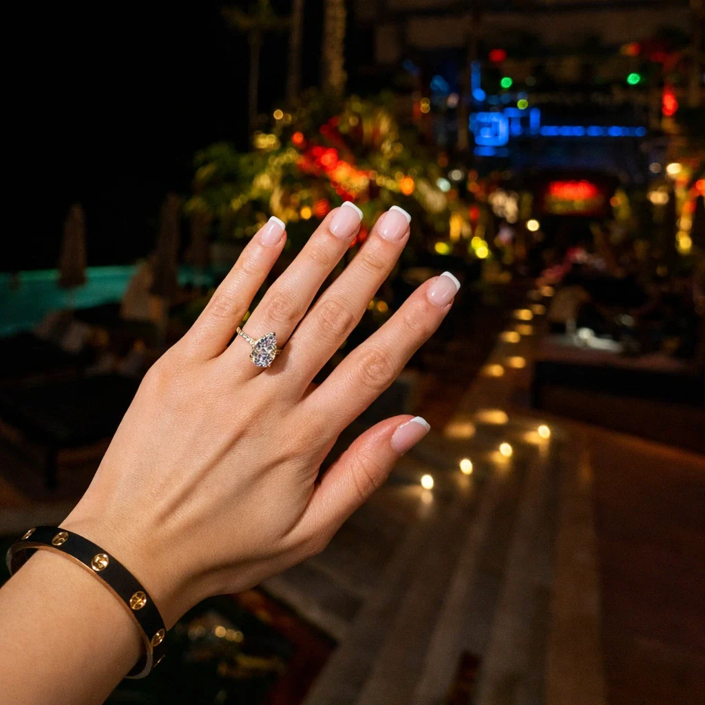 Seville Pear Ring - Gold - Image 5