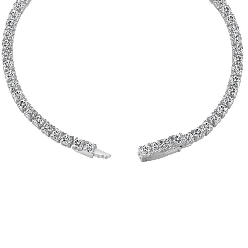 Silver Tennis Bracelet 2.5mm - Image 5