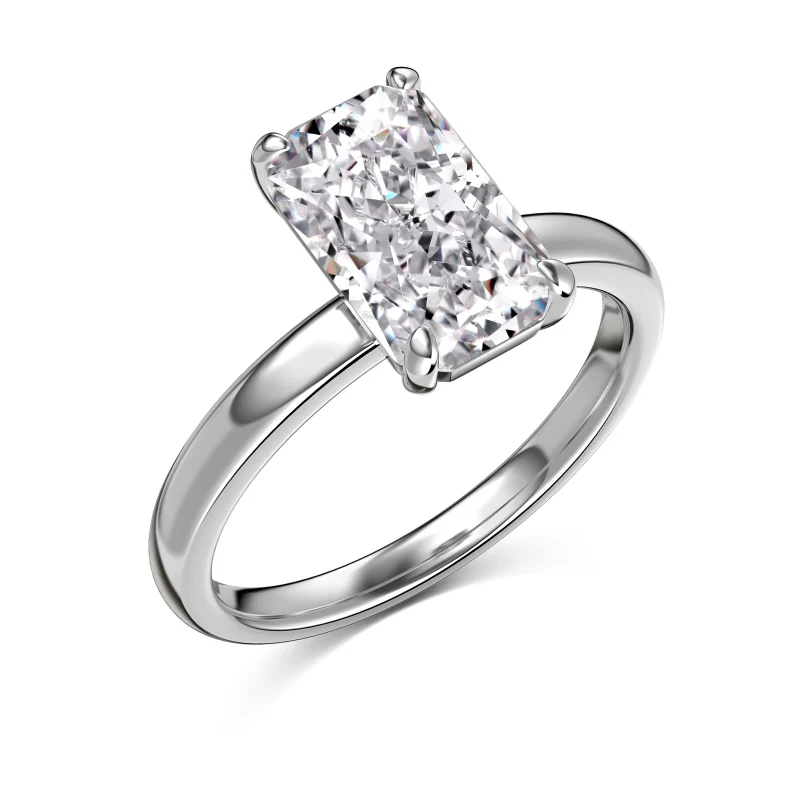 Vienna Rectangle Ring - Silver - Image 3